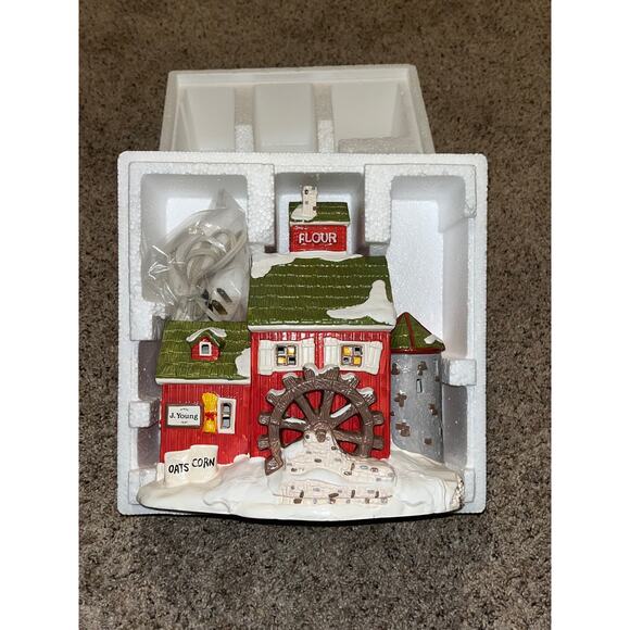 J. YOUNG'S GRANARY Department 56: The Original Snow Village Open Box NEW 51497 - Picture 5 of 5